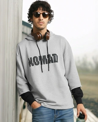 quality clothes hoodie for men grey